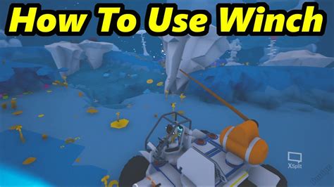 how to use the crane in astroneer|astroneer winch.